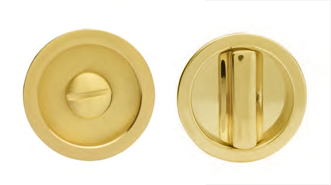 Ручка для раздвижной двери ART.55/A OSA с заверткой WC и пальчиковой ручкой, цвет - матовое золото фото купить Барнаул