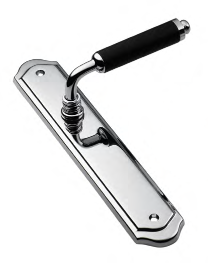 Ручка дверная на планке Ручка дверная на планке RIVA PL CRO, цвет хром, латунь фото купить Барнаул