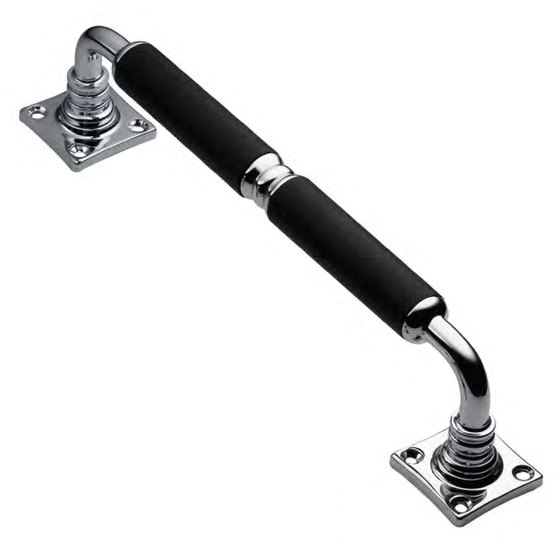 Ручка-скоба дверная RIVA PH CRO на квадратной розетке, цвет хром, латунь фото купить Барнаул