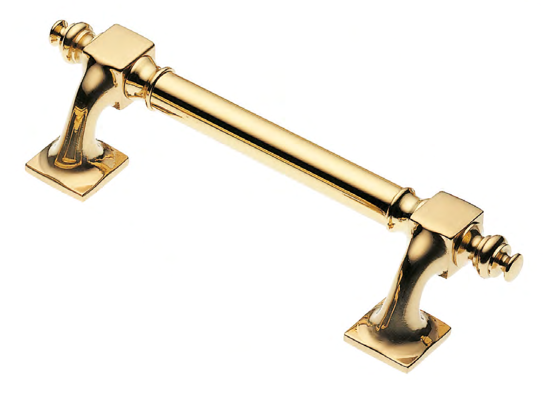 Ручка-скоба дверная ART.40 200MM OTL, цвет золото, латунь фото купить Барнаул