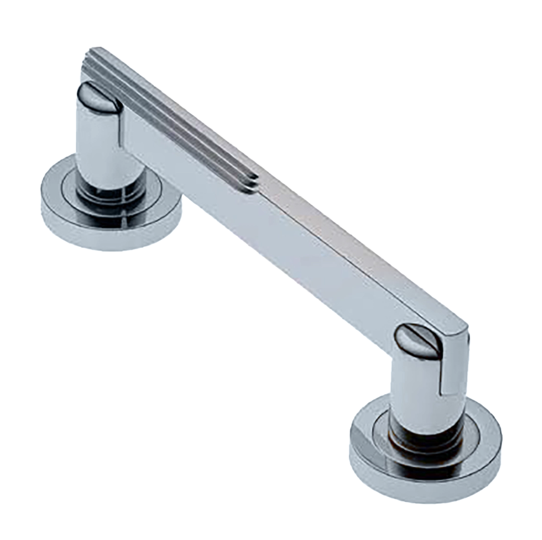 Ручкаскоба VERONICA PH CRO на круглой розетке, цвет  хром, латунь фото купить Барнаул