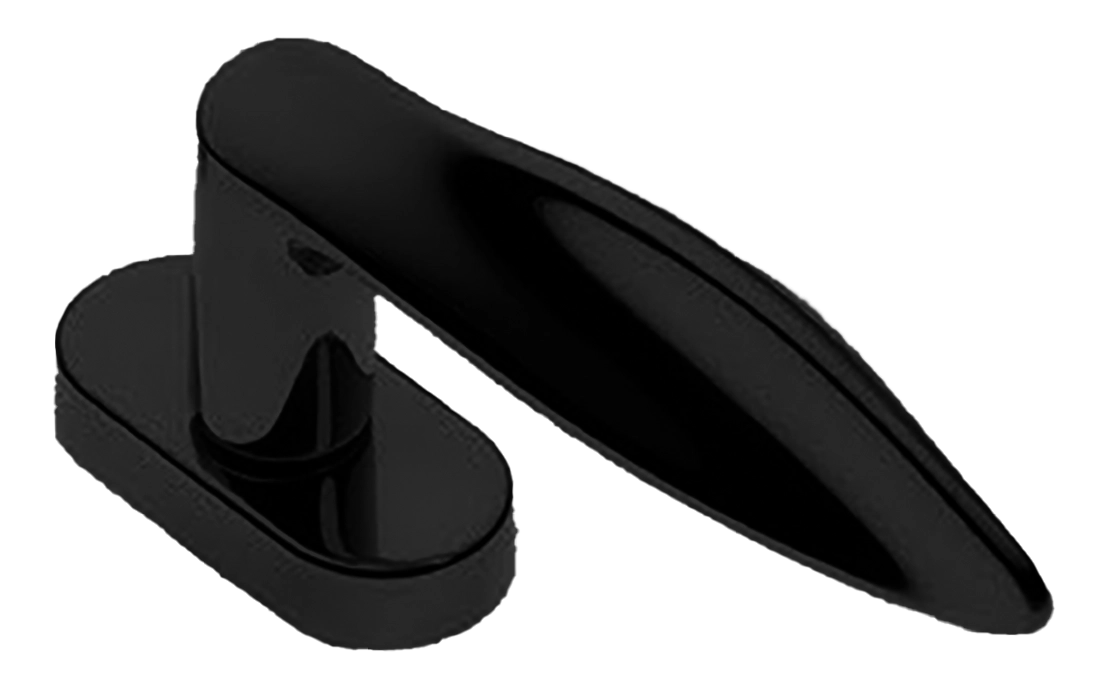 Ручка оконная DALI W1 NERO, цвет - черный фото купить Барнаул