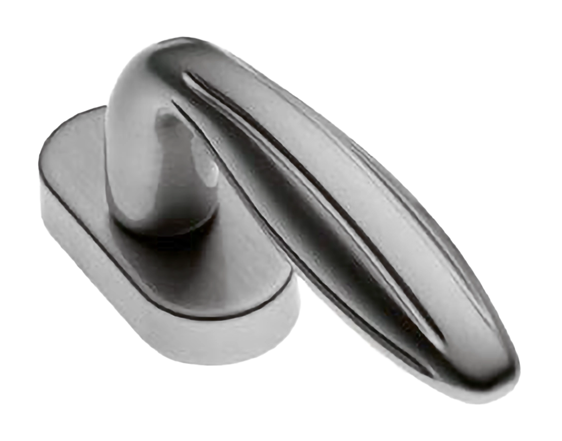 Ручка оконная BUD W1 CSA, цвет - матовый хром фото купить Барнаул