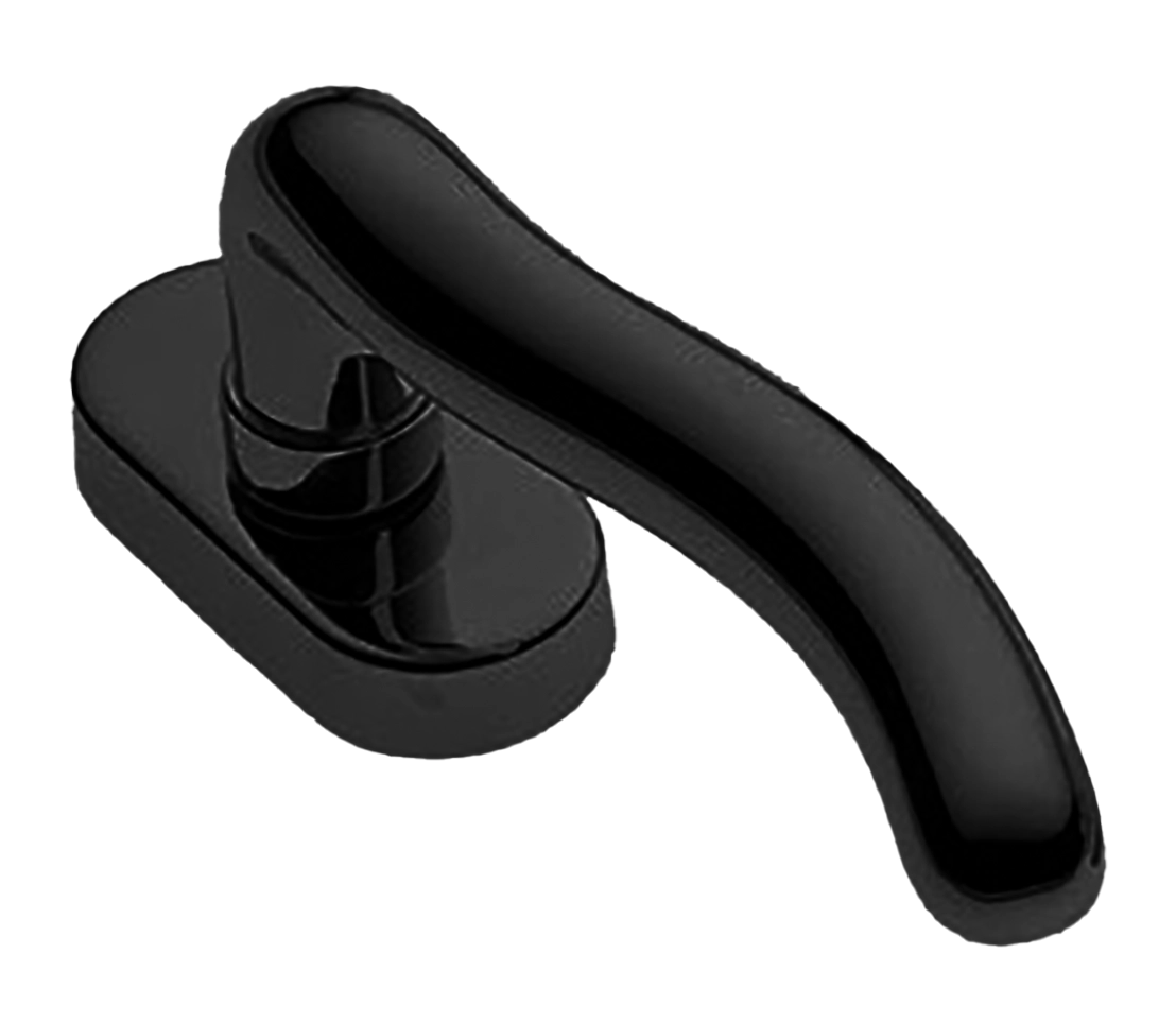 Ручка оконная SNAKE W1 NERO, цвет - черный фото купить Барнаул