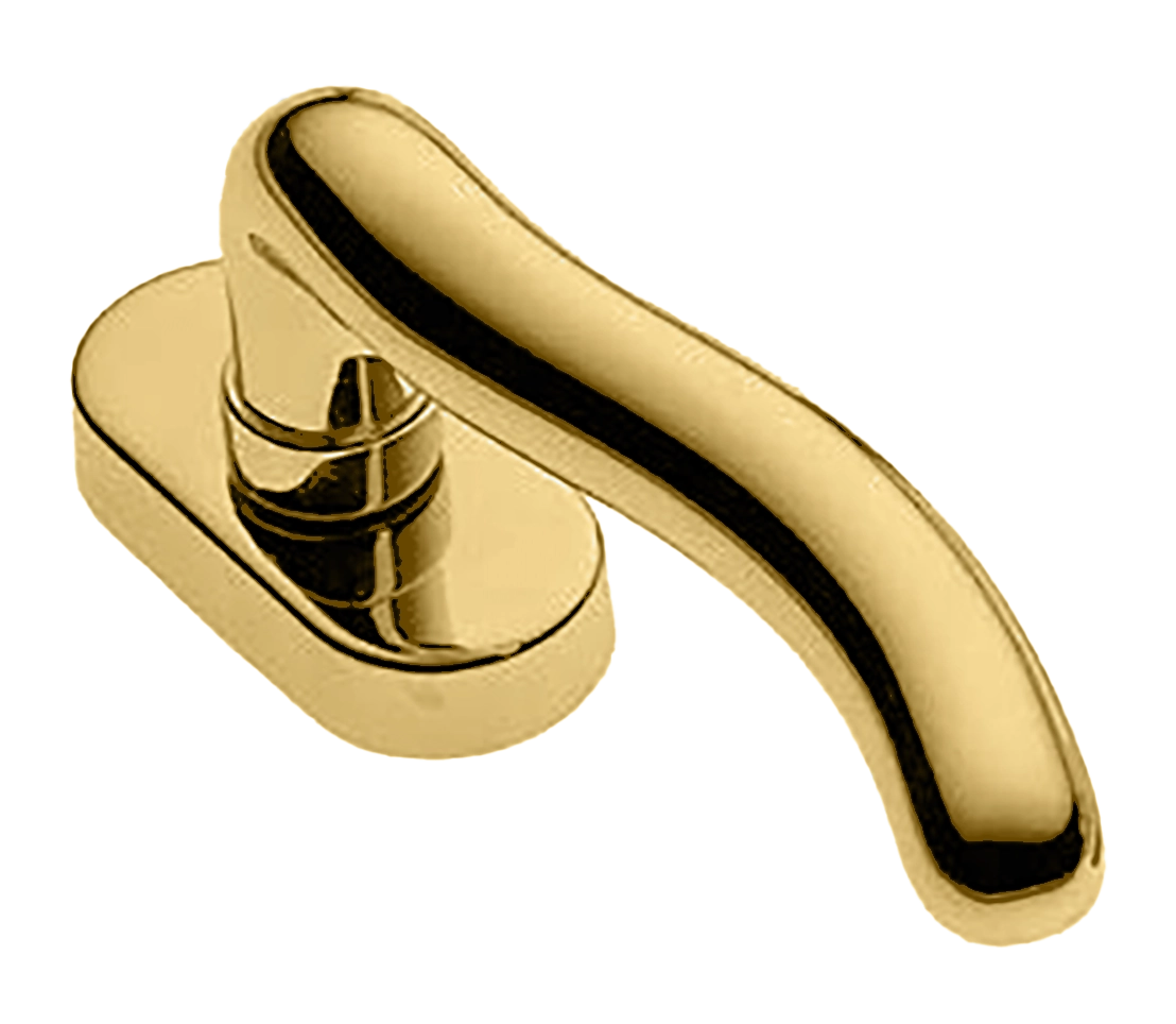 Ручка оконная SNAKE W1 OTL, цвет - золото фото купить Барнаул