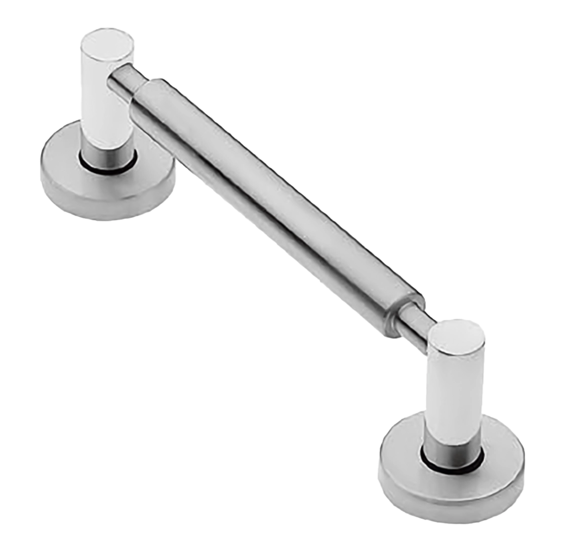 Ручка-скоба дверная CLOUD PH CRO на круглой розетке, цвет хром, латунь фото купить Барнаул