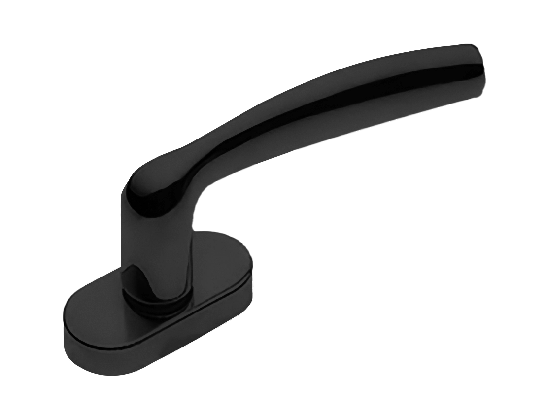 Ручка оконная VENERA W1 NERO, цвет - черный фото купить Барнаул