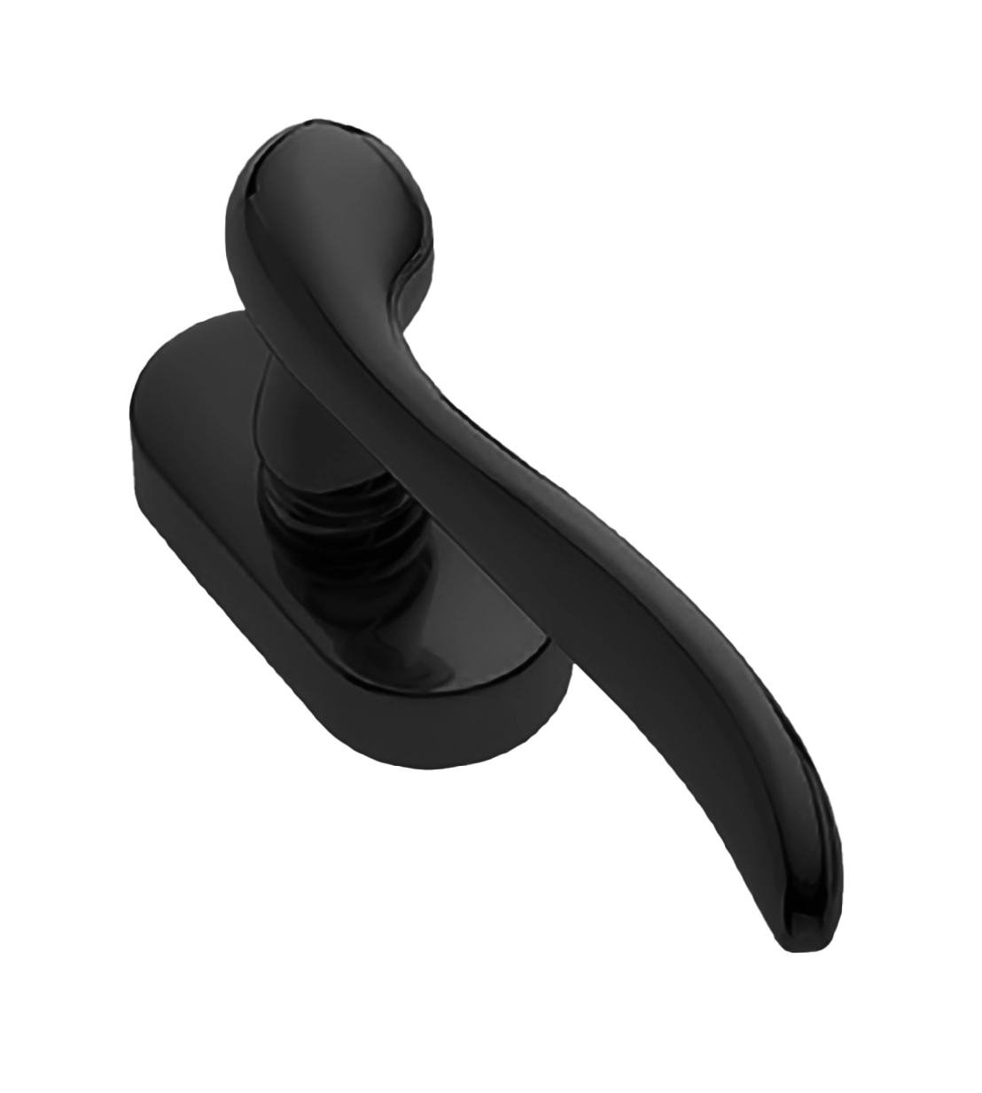 Ручка оконная TOSCANA W1 NERO, цвет - черный фото купить Барнаул