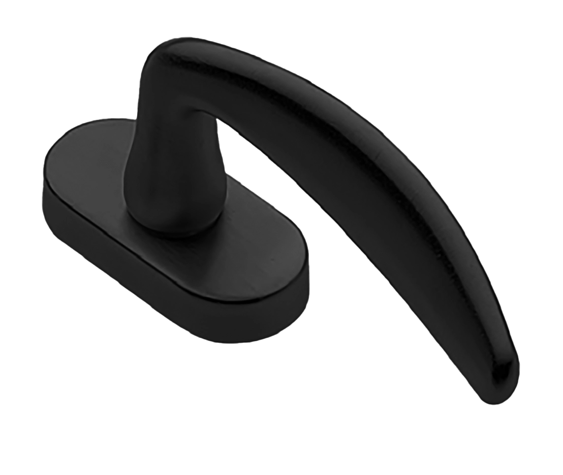 Ручка оконная MOGADOR W1 NERO, цвет - черный фото купить Барнаул