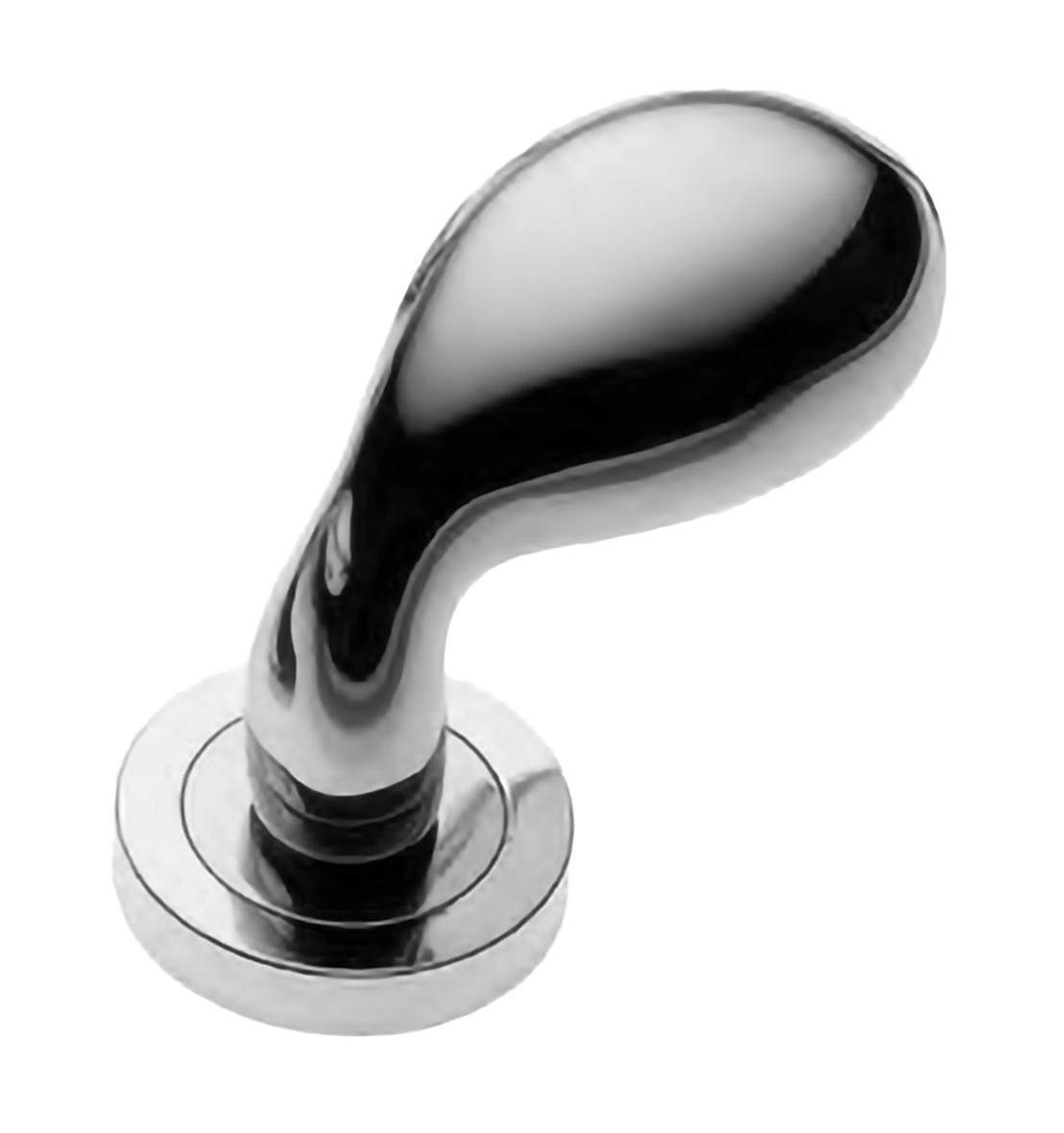 Ручка дверная AIR-2 R2 CRO раздельная на круглой розетке, цвет хром, латунь фото купить Барнаул