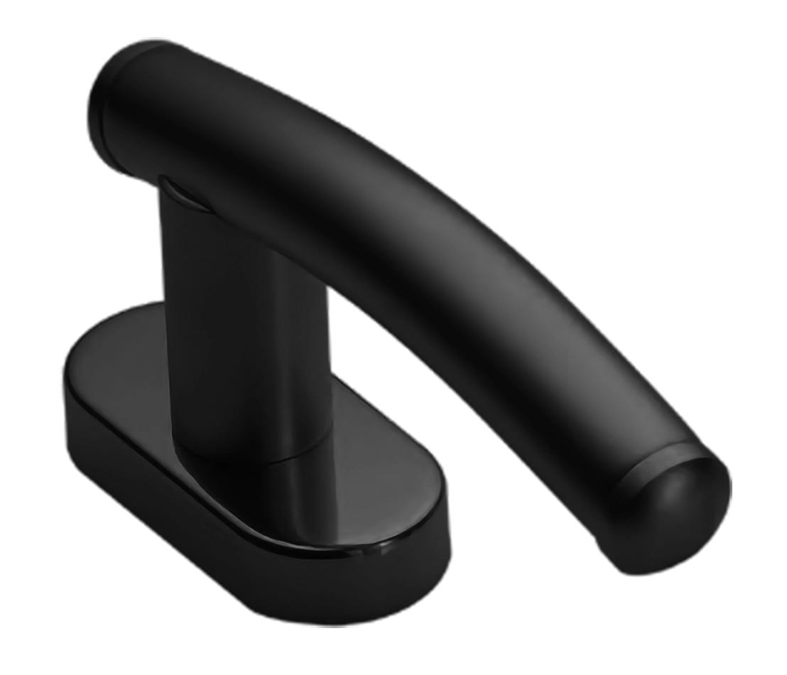 Ручка оконная LUNA W1 NERO, цвет - черный фото купить Барнаул