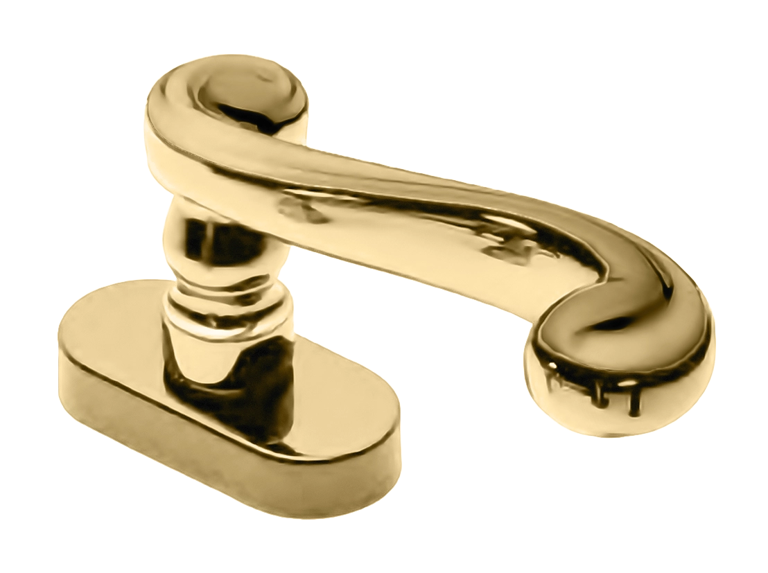 Ручка оконная PLAZA W1 OTL, цвет - золото фото купить Барнаул