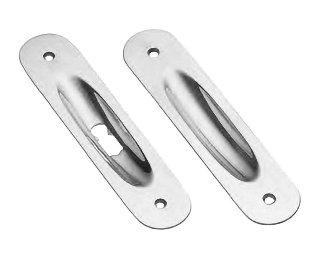 Комплект ручек для раздвижных дверей ART.50 CRO под ключ, цвет хром, латунь фото купить Барнаул