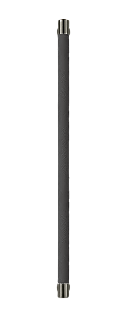 Ручка-скоба HIDE LEATHER PH/B ANT/GRAFITE без розетки, цвет антрацит/графит без розетки, латунь фото купить Барнаул