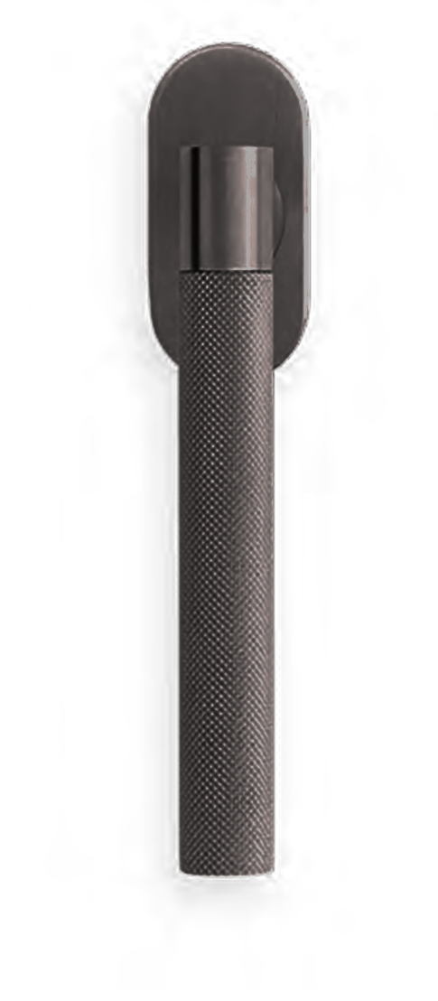 Ручка оконная HIDE TIME W1 ANT на прямоугольной розетке, цвет антрацит, латунь фото купить Барнаул