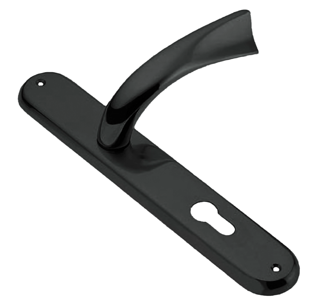 Ручка дверная на планке TENDER PL NIN, цвет черный никель, латунь фото купить в Барнауле