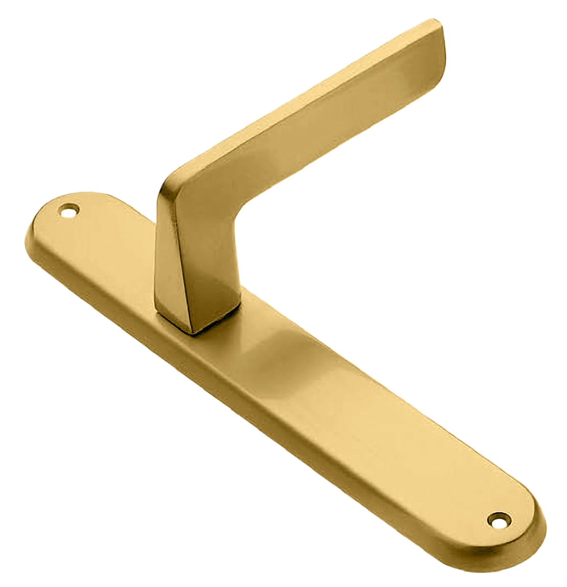 Ручка дверная на планке ROCK PL OSA, цвет матовое золото, латунь фото купить в Барнауле