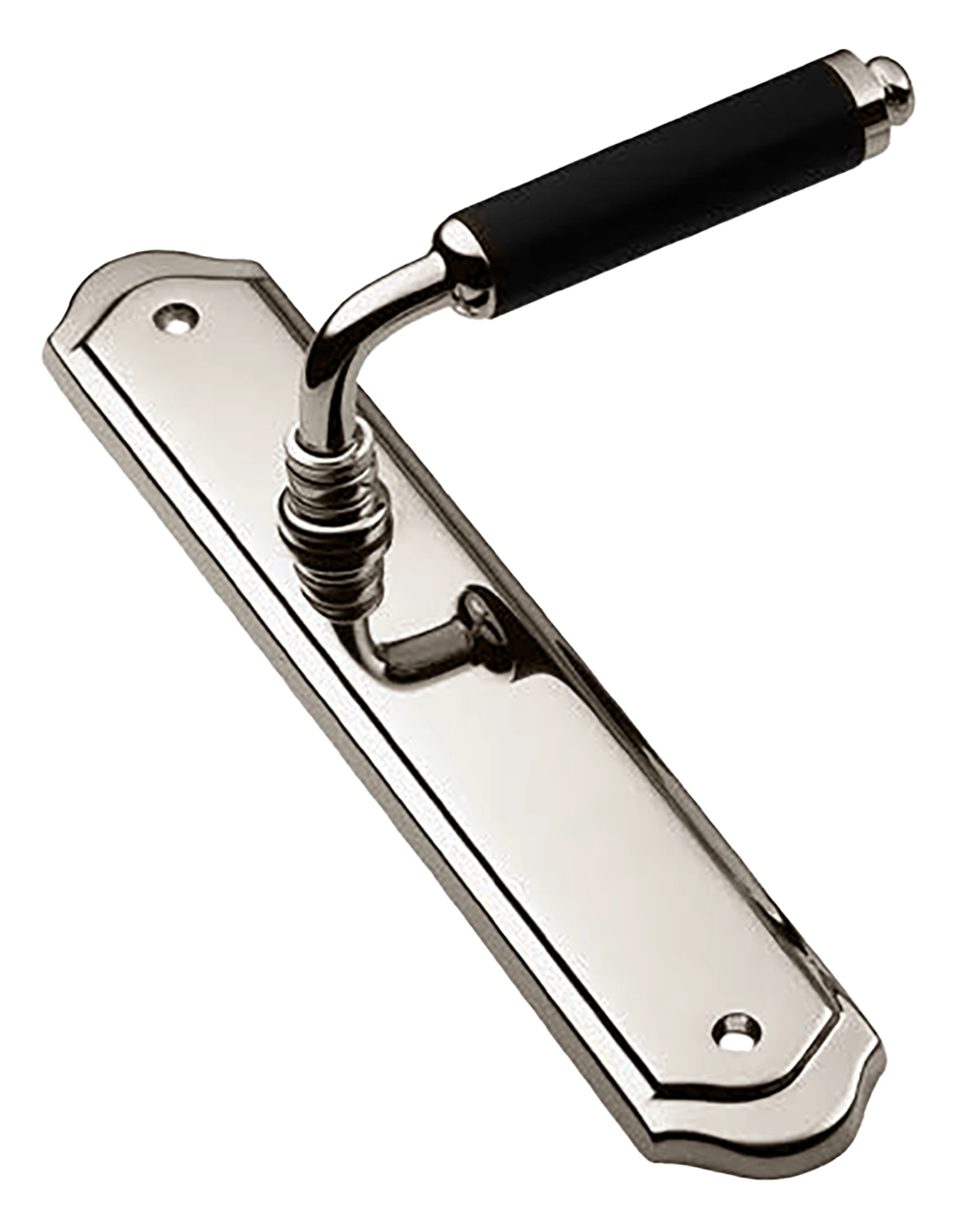 Ручка дверная на планке RIVA PL NIK, цвет никель, латунь фото купить в Барнауле