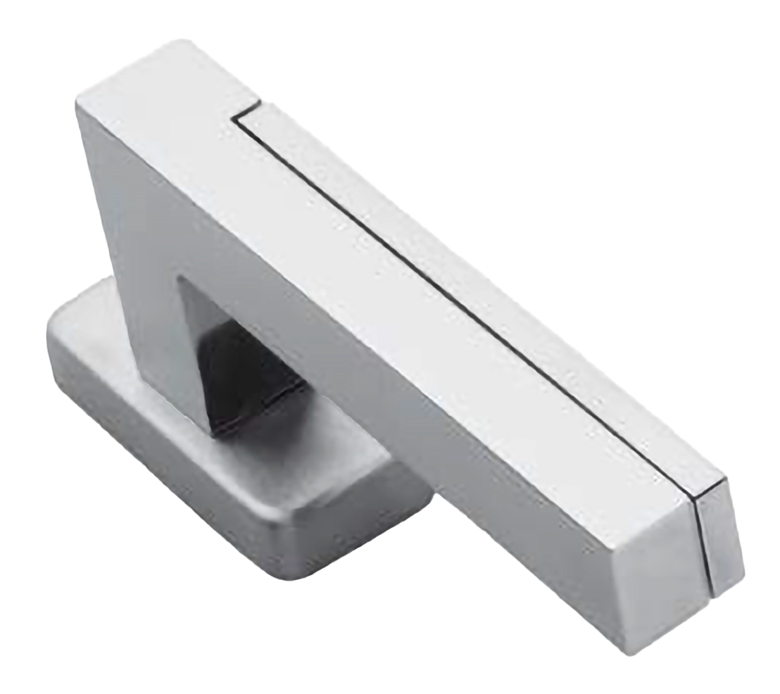 Ручка оконная ISLAND W1 CRO на прямоугольной розетке, цвет хром, латунь фото купить в Барнауле