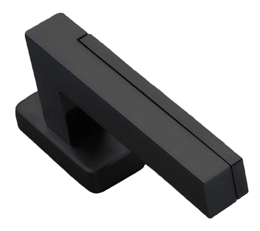 Ручка оконная ISLAND W1 NERO на прямоугольной розетке, цвет черный, латунь фото купить в Барнауле