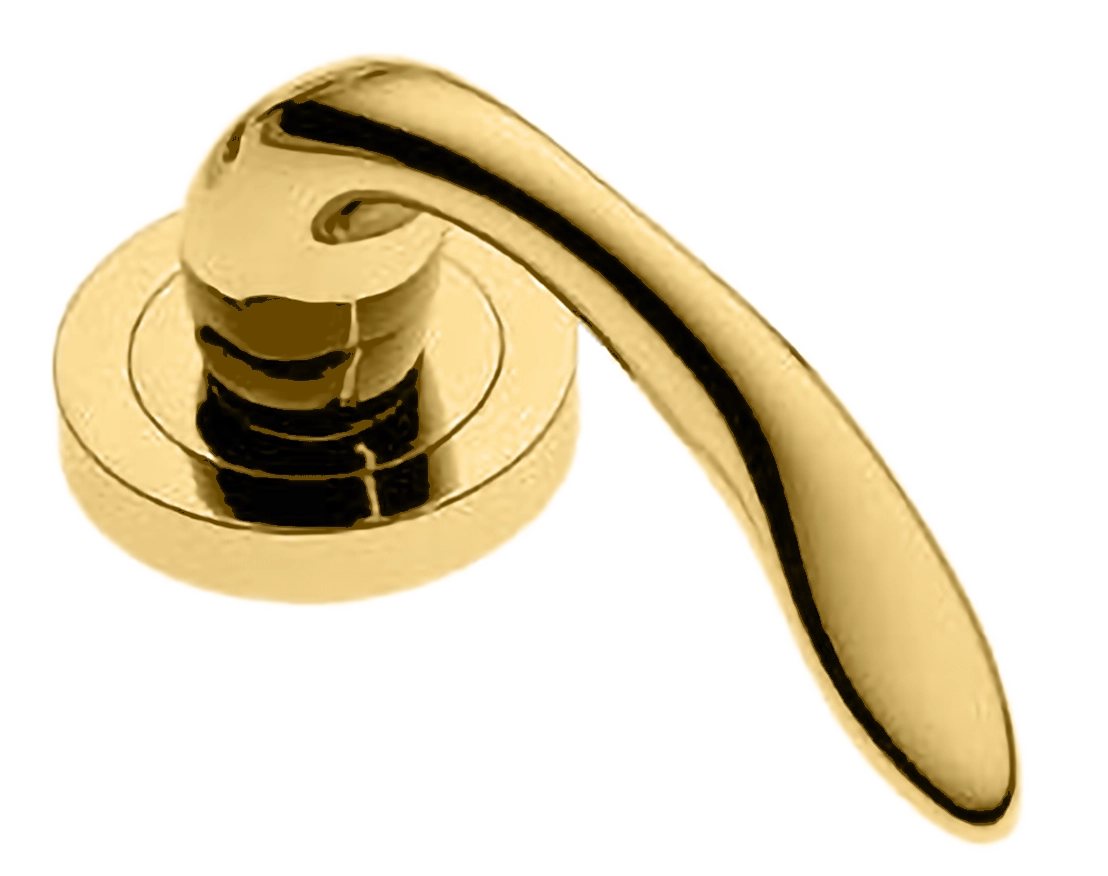 Ручка оконная LEON W1 OTL, цвет - золото фото купить в Барнауле