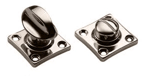 Завертка сантехническая LUX-WC-RIVA NIK на квадратной розетке цвет никель, ЦАМ фото купить в Барнауле