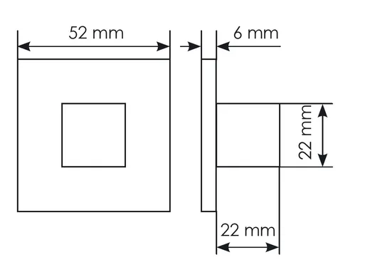 Комплект дверных ручек MH-54-S6 BL с заверткой MH-WC-S6 BL + замок M1895 BL, цвет черный фото дверная фурнитура Барнаул