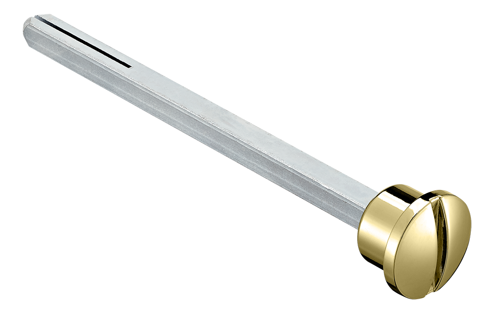 Четырехгранник LUX-SPINDLE-WC 110 OTL 110мм с кнопкой, цвет золото фото купить Барнаул