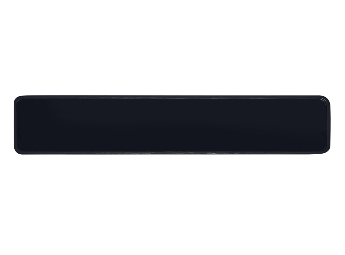 Ручка дверная NEW ENGLAND MH-63-S50 WD BL на скрытой прямоугольной розетке с фиксатором, для дверей толщиной 50-65мм, цвет черный фото купить в Барнауле