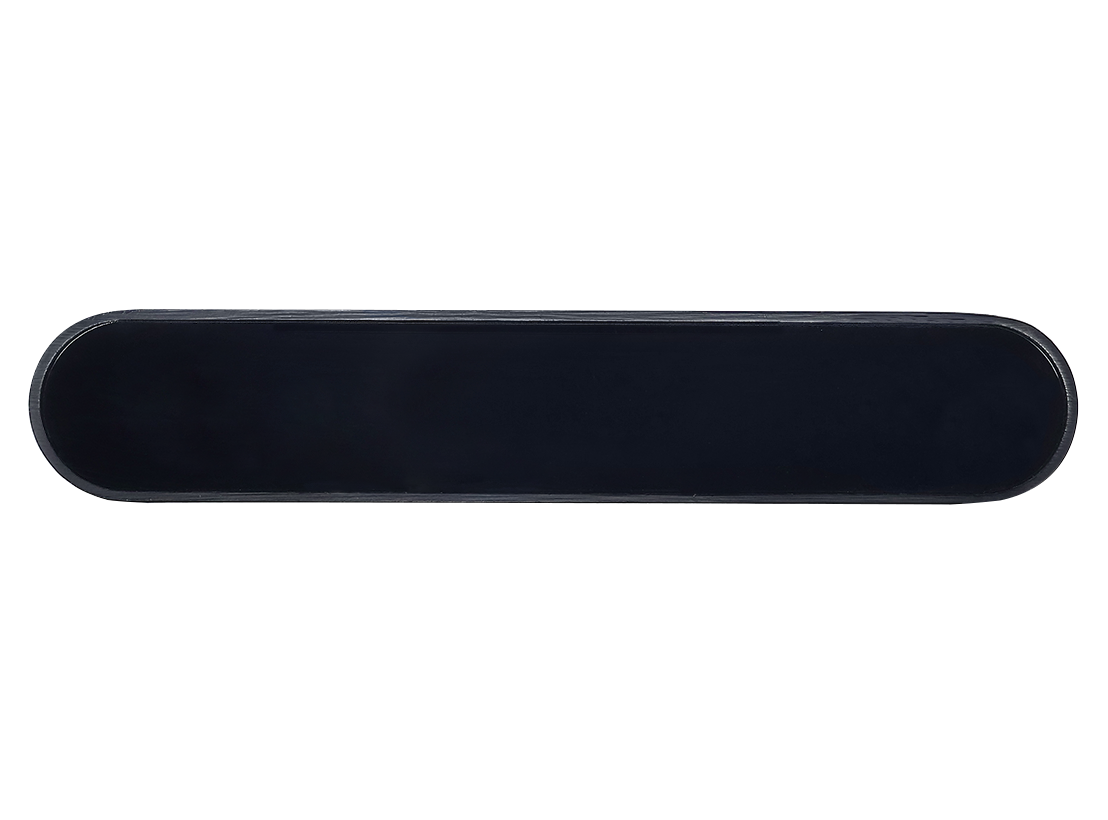 Ручка дверная MARACANA MH-62-R50 WD BL на скрытой овальной розетке с фиксатором, для дверей толщиной 50-65мм, цвет черный фото купить в Барнауле