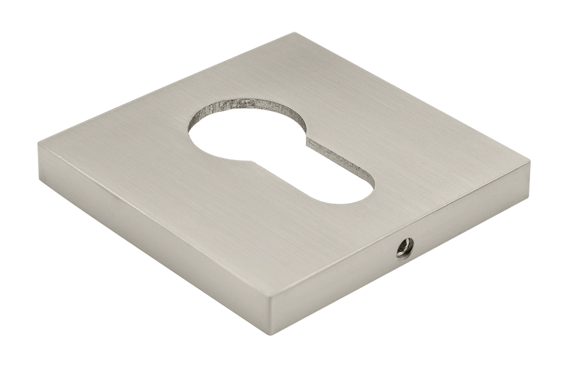 Накладка на замок MH-KH-S6 MSN под евроцилиндр, цвет матовый хром фото купить Барнаул