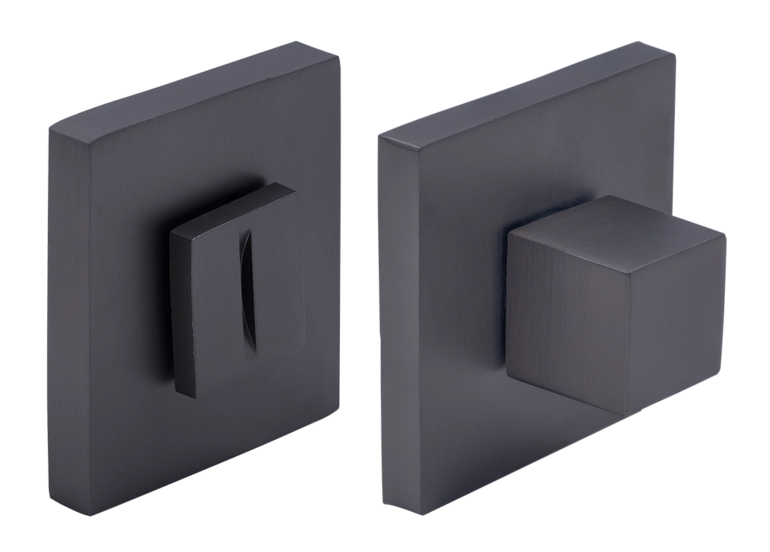 Завертка сантехническая MH-WC-S6 GR на квадратной розетке цвет графит, ЦАМ фото купить Барнаул