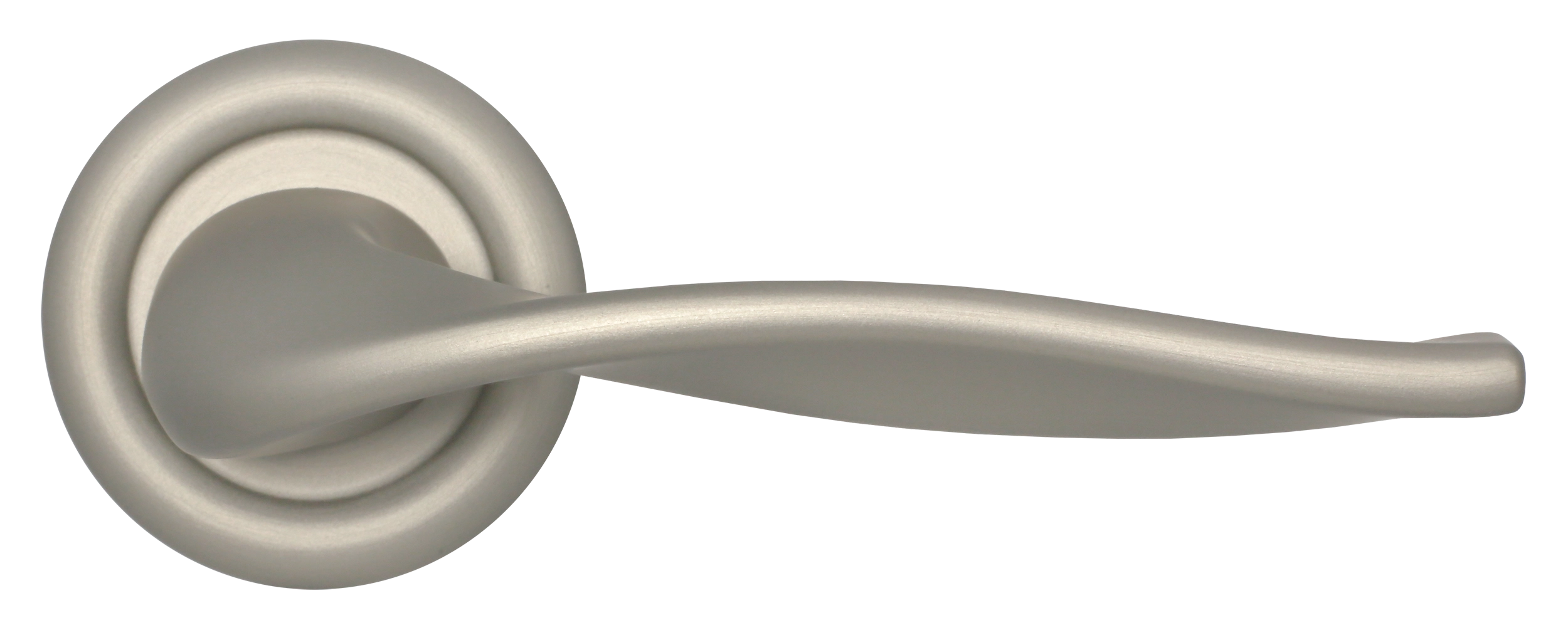 Ручка дверная SKYSCRAPER R7 SMI на круглой розетке, цвет Весенняя дымка/Spring Mist фото купить в Барнауле