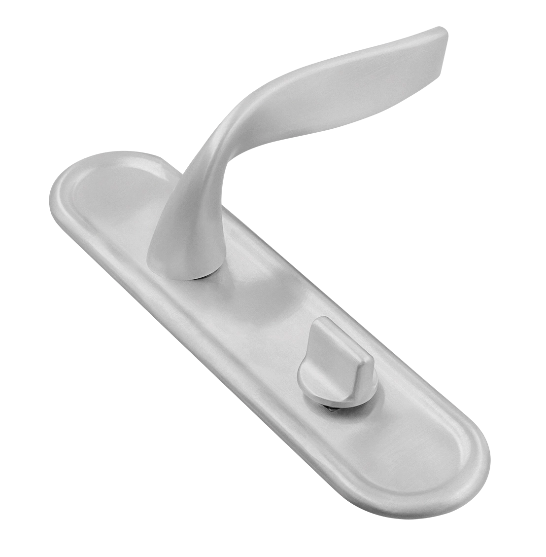 Ручка дверная SKYSCRAPER PLR SSW на планке, цвет Стокгольмский снегопад/Stockholm Snowfall фото купить Барнаул