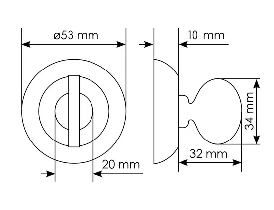 Завертка сантехническая MH-WC-CLP W/PG на круглой розетке цвет белая эмаль/золото, ЦАМ фото купить в Барнауле