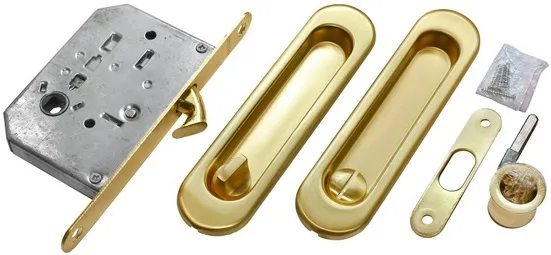 MHS150 WC SG, комплект для раздвижных дверей, цвет - мат.золото фото купить Барнаул