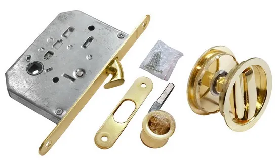 MHS-1 WC SG, комплект для раздвижных дверей, цвет - мат.золото фото купить Барнаул