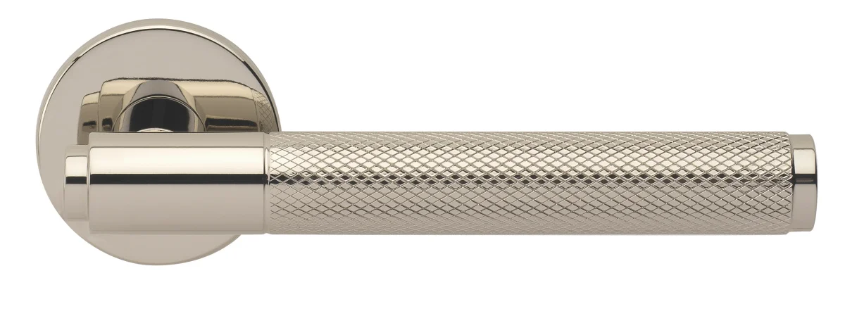BRIDGE R6 NIS, ручка дверная с усиленной розеткой, цвет -  матовый никель фото купить Барнаул