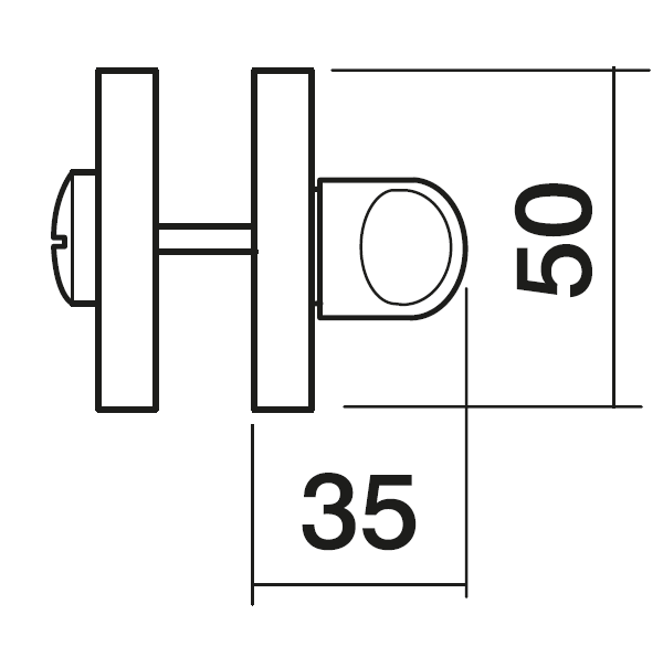 LUX-WC-R3 OBR, завертка сантехническая, цвет - кофе фото купить в Барнауле