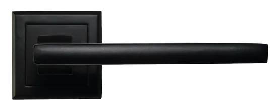 PANTS, ручка дверная на квадратной накладке MH-35 BL-S, цвет - черный фото купить в Барнауле
