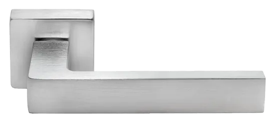 Ручка дверная HORIZONT S5 CSA раздельная на квадратной розетке, цвет мат.хром, ЦАМ фото купить Барнаул
