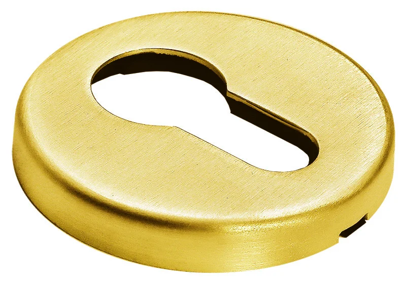 LUX-KH-R5 OSA, накладка на евроцилиндр, цвет - матовое золото фото купить Барнаул