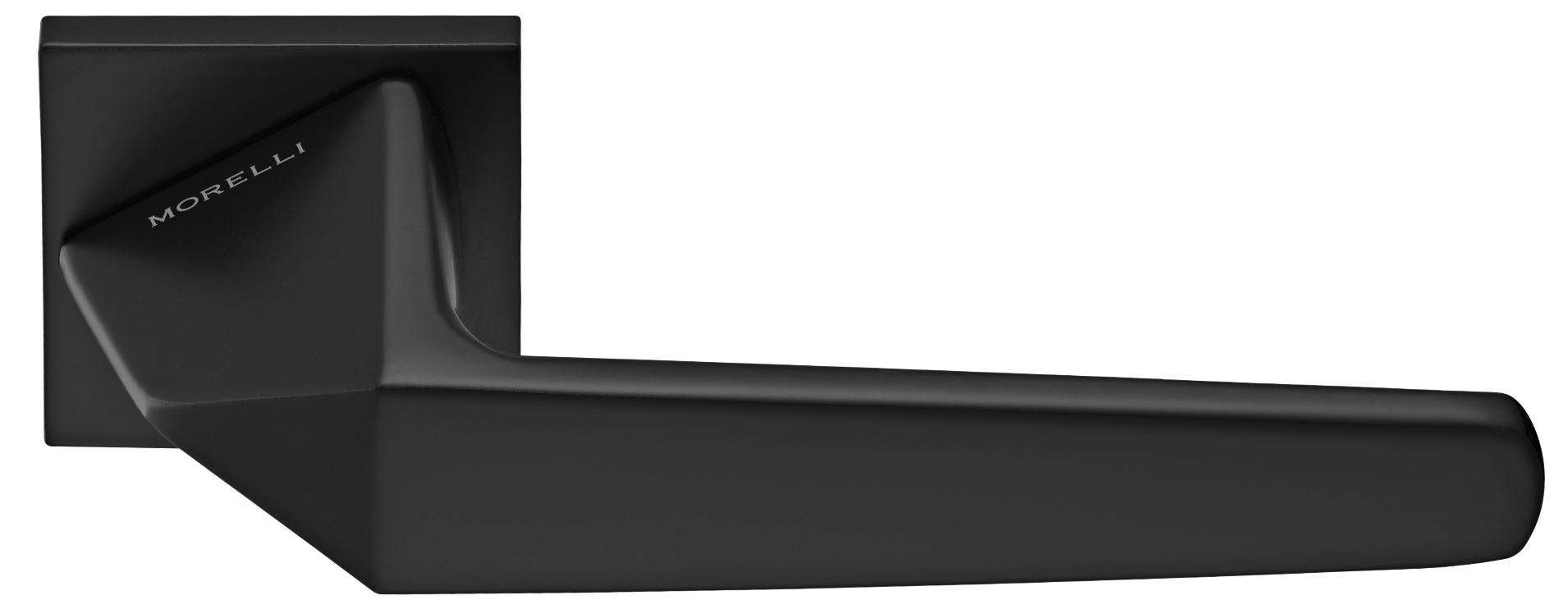 SOUK ручка дверная на квадратной розетке 6 мм, MH-55-S6 BL, цвет - черный фото купить Барнаул