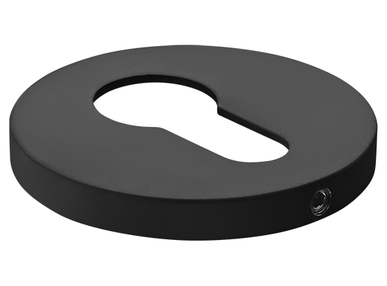 Накладка на ключевой цилиндр, на круглой розетке 6 мм, MH-KH-R6 BL, цвет - чёрный фото купить Барнаул