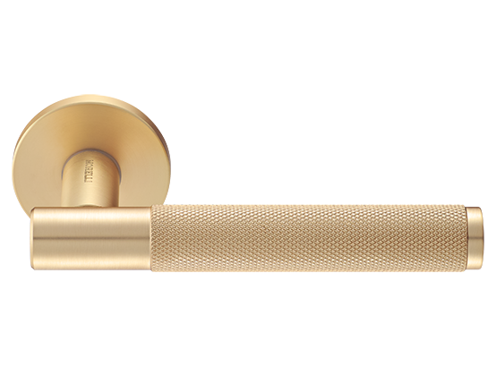 Ручка дверная "AZRIELI" на круглой розетке 6 мм, MH-57-R6T MSG, цвет - мат. сатинированное золото фото купить Барнаул