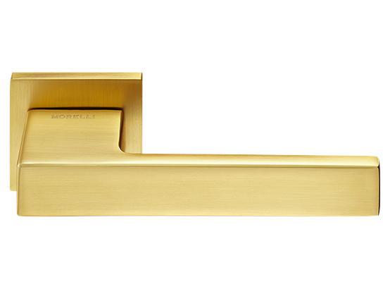 LOT ручка дверная на квадратной розетке 6 мм MH-56-S6 MSG, цвет - мат.сатинированное золото фото купить Барнаул