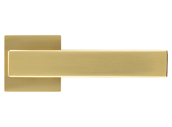 LOT ручка дверная на квадратной розетке 6 мм MH-56-S6 MSG, цвет - мат.сатинированное золото фото купить в Барнауле